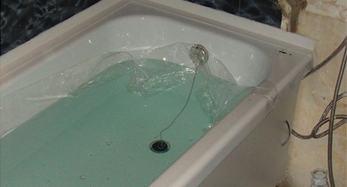 Установкой акрилового вкладыша | Козловка